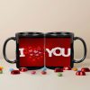 romantic love printed ceramic mug gift for couples boyfriend girlfriend
