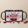 Happy birthday printed ceramic gift mug for friends