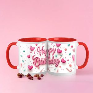 Birthday printed mug for office colleagues