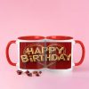 Minimal birthday mug design