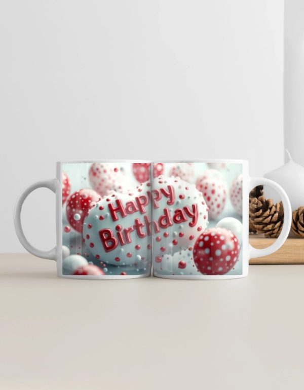 Designer birthday mug for couples