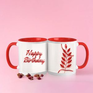 Unique happy birthday gift mug