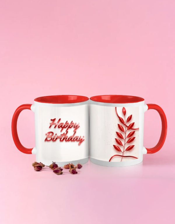 Unique happy birthday gift mug