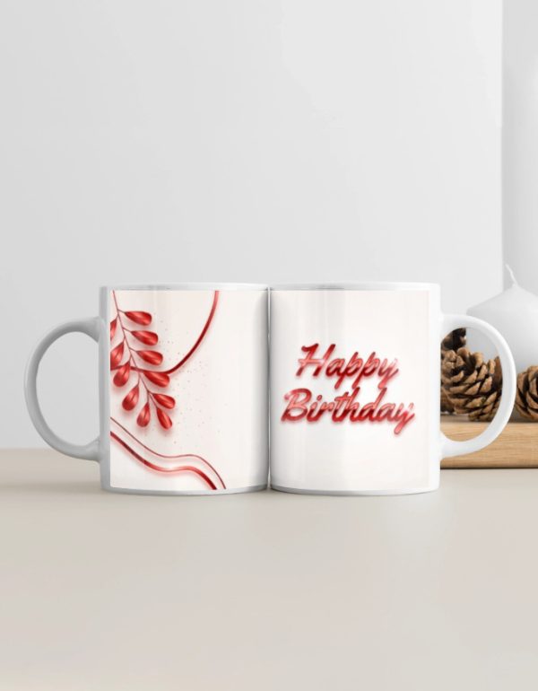Unique happy birthday gift mug
